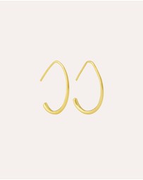 Ottoman Hands - Allegra Oval Hoop Earrings