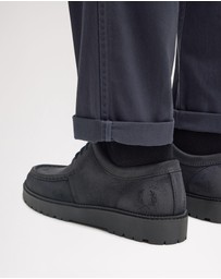 Fred Perry - Kenney Low Coated Suede Shoes - Unisex