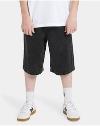 Volcom - Boys 8 to 16 Freazy Loose Denim Shorts