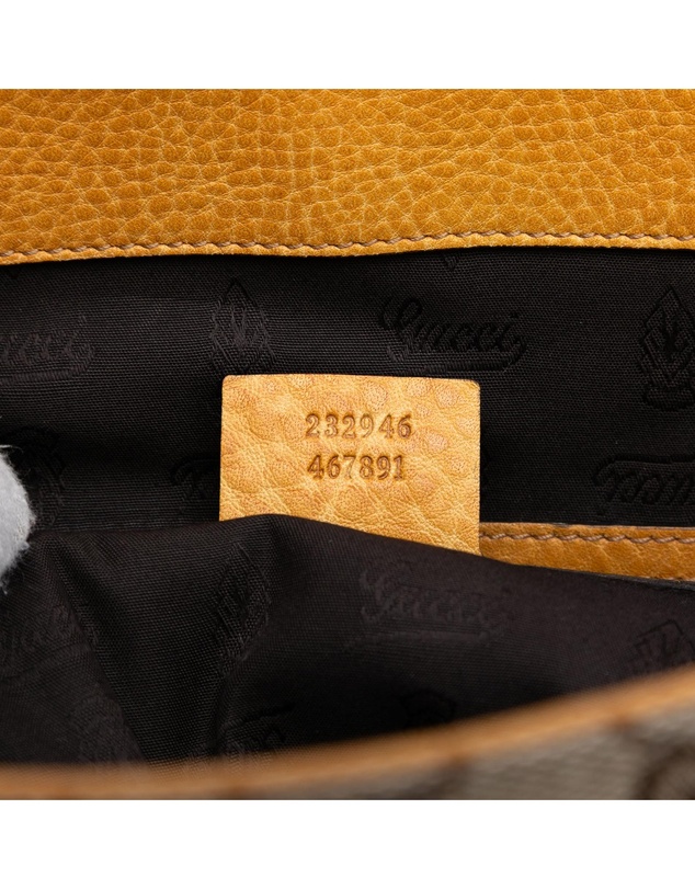 Pre-Loved by Azura Reborn - Pre-Loved Large GG Canvas Bamboo Libeccio Tote