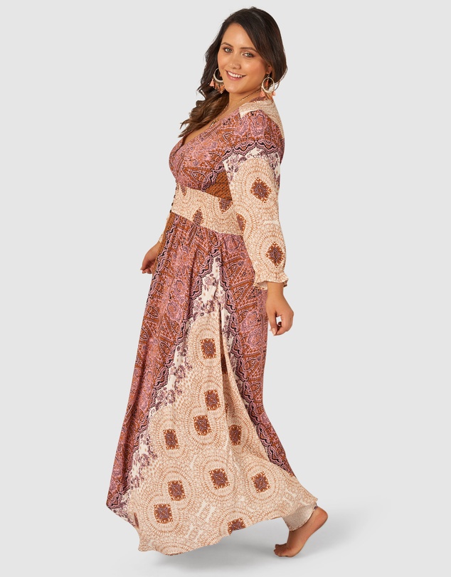 The Poetic Gypsy - Brown Sugar Maxi Dress