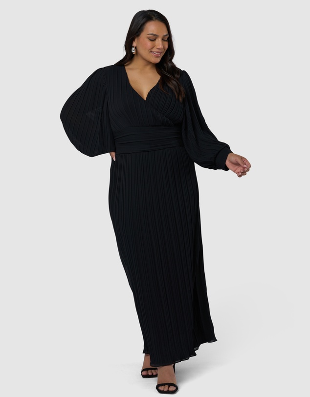 Pink Dusk by Curve Project - Secret Rendezvous Maxi Dress