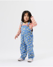 Goldie + Ace - Austin Corduroy Daisy Overalls - Babies-Kids