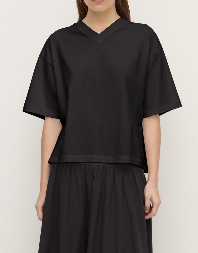 Assembly Label - Ellie V Neck Oversized Tee