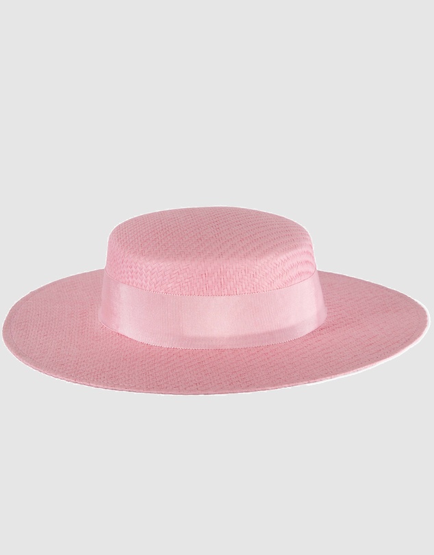 Max Alexander - Pink Boater Hat
