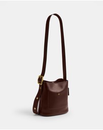 Coach - Natural Grain Leather Bleecker Bucket Bag 21
