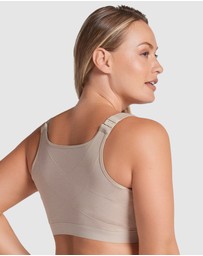Leonisa - All-in-One Cotton Posture Corrector Wireless Front Open Bra