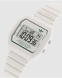 adidas Originals - Digital Two White Resin Watch