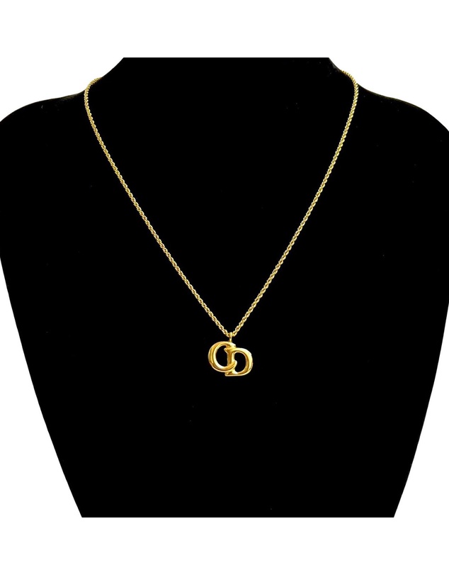 Pre-Loved by Azura Reborn - Pre-Loved Gold Plated CD Logo Pendant Necklace