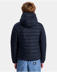 Quiksilver - Boys 8 to 16 Scaly Puffer Jacket