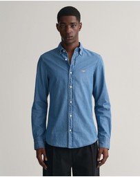 Gant - Slim Fit Indigo Shirt
