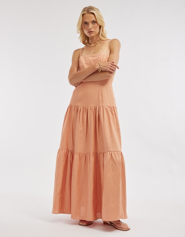 Amelius - Sorrento Linen Maxi Dress