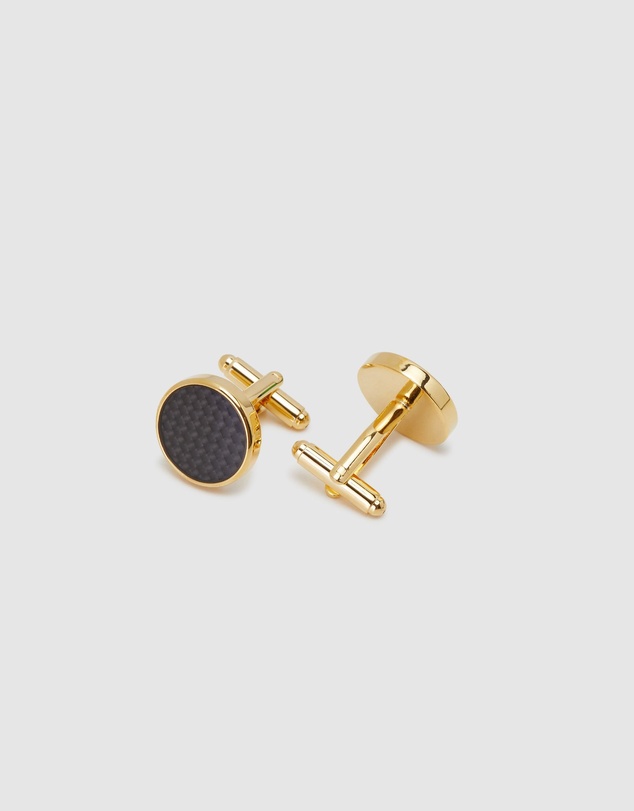 Oxford - Mens Dark Circle Cuff Link