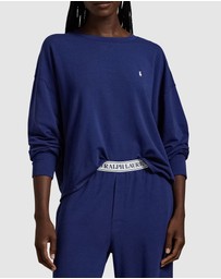 Polo Ralph Lauren - Club Terry Long Sleeve Cotton Jersey Pyjama Set