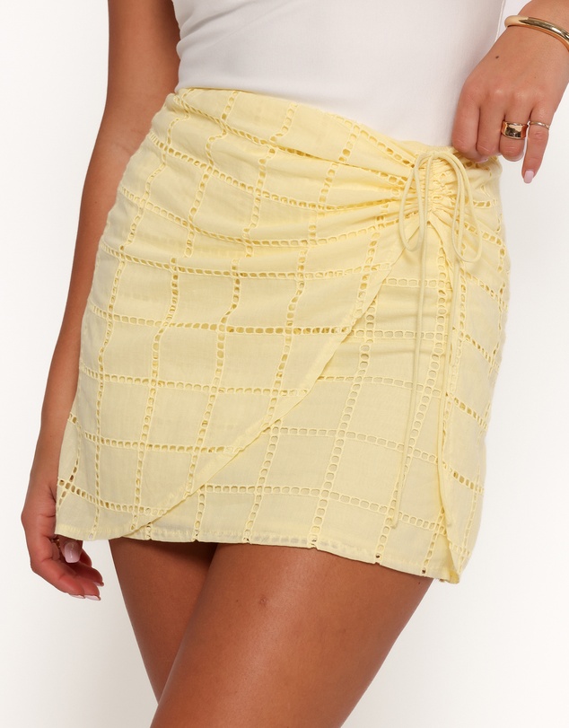 Petal & Pup - Clare Mini Skirt - Butter Yellow