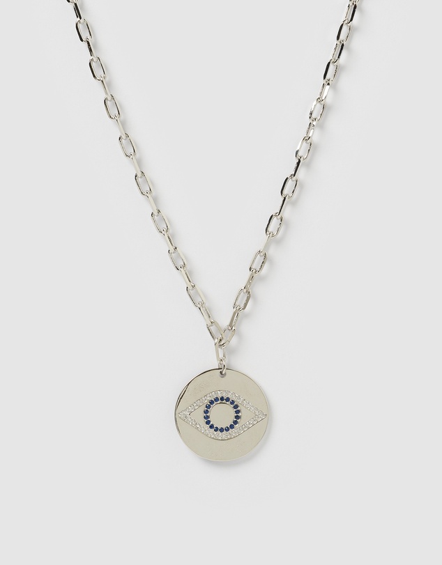 Izoa - Aria Embellished Eye Necklace