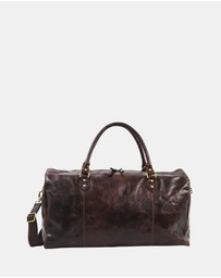 Pierre Cardin - Pierre Cardin Smooth Leather Overnight Bag