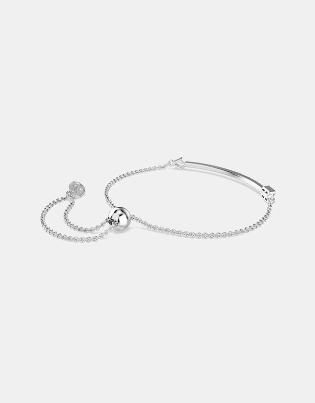Swarovski - Idyllia Bracelet, Mixed Cuts, Arrow, White, Rhodium Plated