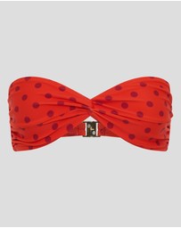 Vacay Swimwear - Positano Top Chilli Polka