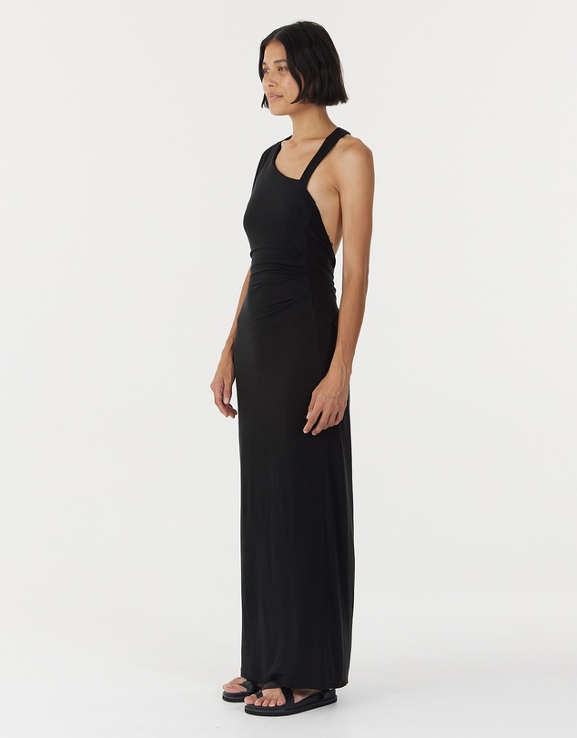 Third Form - Stirling Twist Asymmetric Maxi Dress