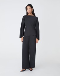 Forcast - Asma Satin Bias Cut Top