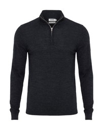 Oxford - Merino Zip-Neck Wool Pullover