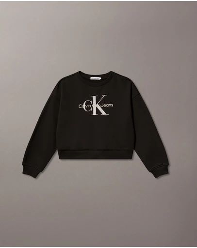 Calvin Klein Jeans - Girls Glitter Logo Sweatshirt
