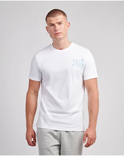 Jack Wills - Slant Stacked Graphic T-Shirt
