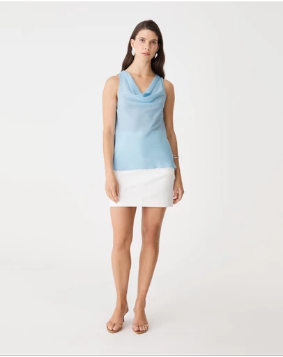 Forcast - Misha Cowl Neck Top