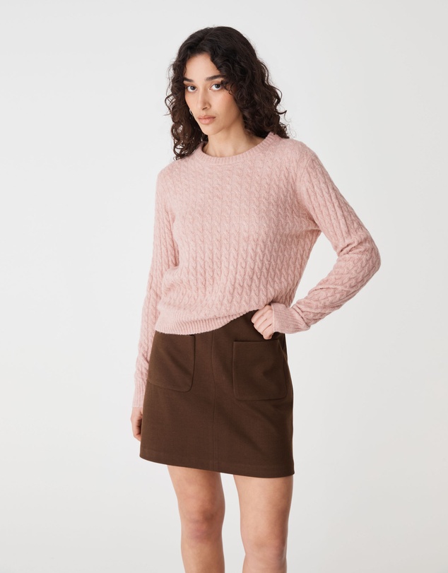 Forcast - Andie Cable Knit Jumper