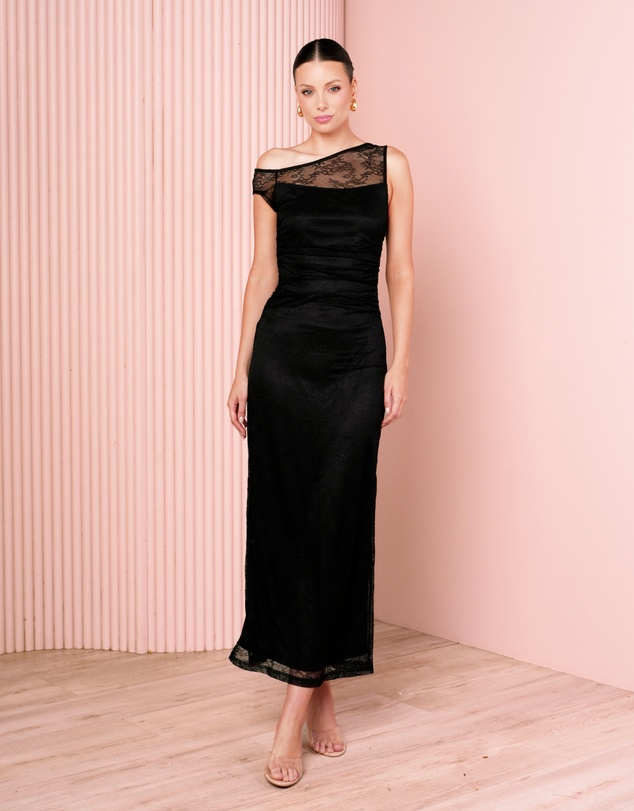 Azzurielle - Blair Off Shoulder Maxi Dress