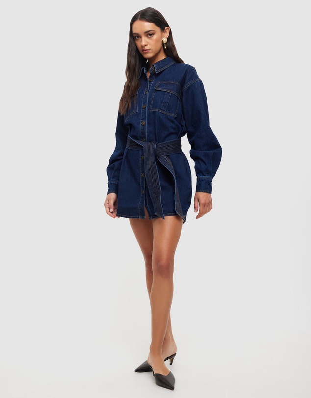 Lioness - Eighties Denim Dress