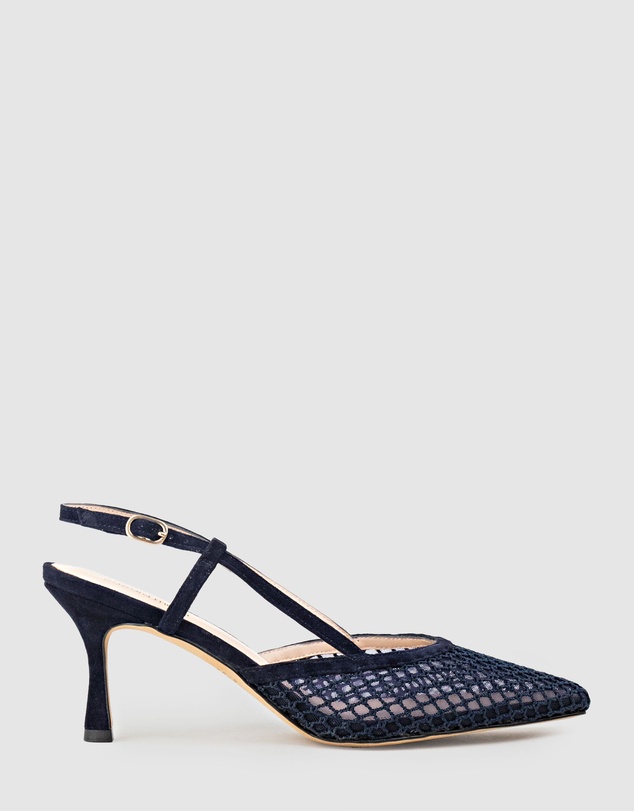Edward Meller - DELILAH75 Mesh Slingback Pump