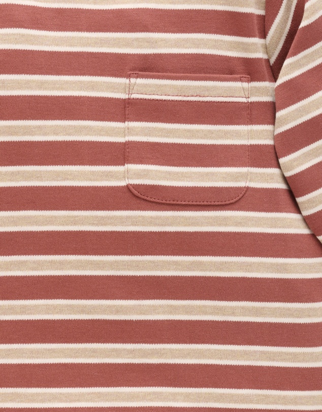 Purebaby - Stripey Thick Long Sleeve Tee -Kids-Babies