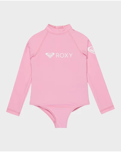 Roxy - Girls 2 to 7 Heater Long Sleeve One Piece Rash Vest