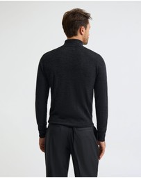 Oxford - Merino Zip-Neck Wool Pullover