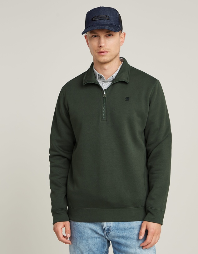 G-Star - Premium Core Half Zip Sweater