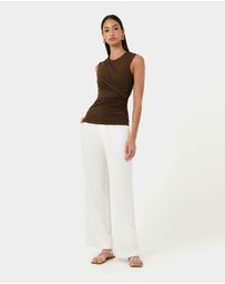 Forcast - Mia Ruched Jersey Top