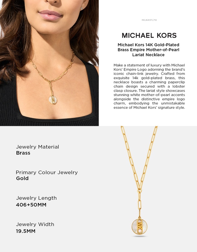 Michael Kors - Premium Rose Gold Tone Necklace