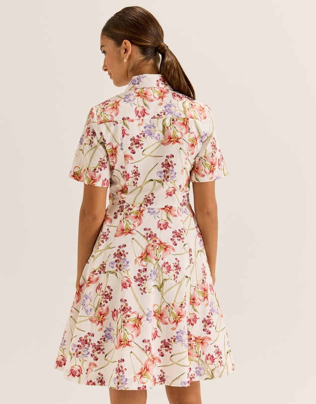 Review - Tropics Mini Shirt Dress