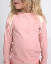 Crywolf - LONG SLEEVE RASH VEST Pink