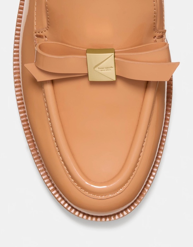 Kate Spade - Deco Bow Patent Leather Loafers