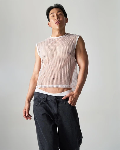 TEAMM8 - Edge Net Muscle Tank