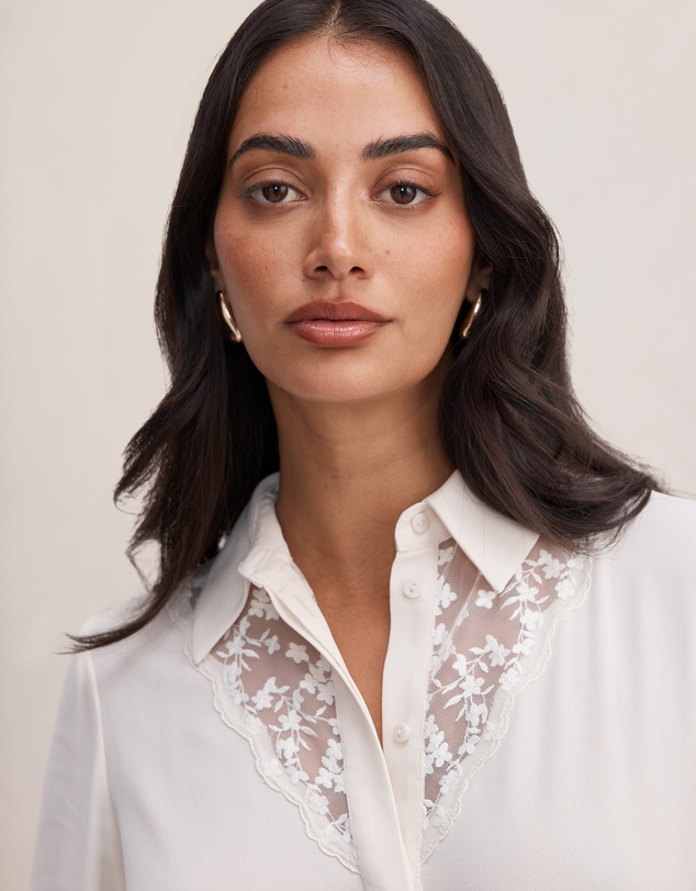 Forever New - Hannah Lace Trim Shirt