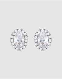 Georgini - Oval Halo Stud
