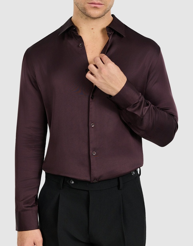 Tarocash - Titanium Viscose Shirt