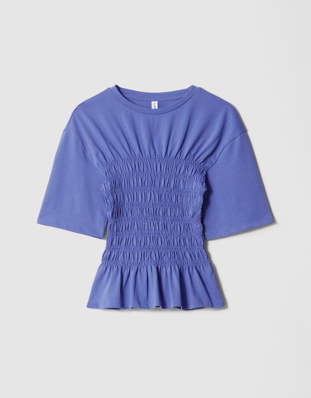 & Other Stories - Smocked Crewneck Top