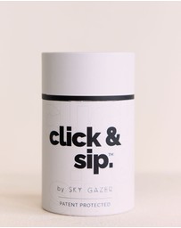 Sky Gazer - Click & Sip Insulated Coffee Cup- Cream