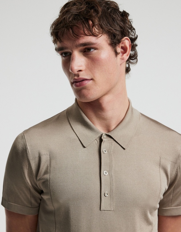 Calibre - Shiny Rayon Polo Stone