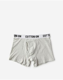 Cotton On - 3 Pack Mens Organic Cotton Trunks